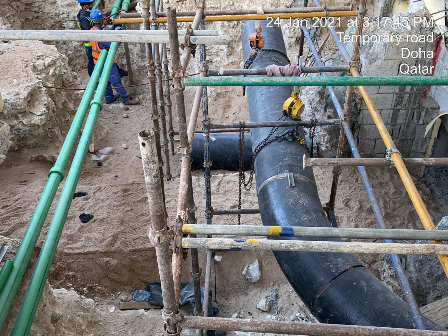 Celtniecības darbi.